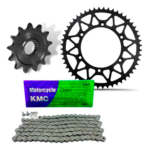 Kit Relação Kx Kxf 250 450 Completo Edgers Corrente Kmc