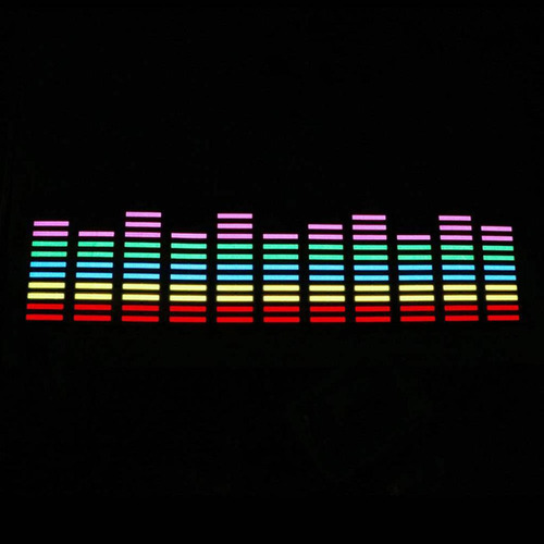 Para Música Automotiva, Iluminação Led, Equalizador De Som