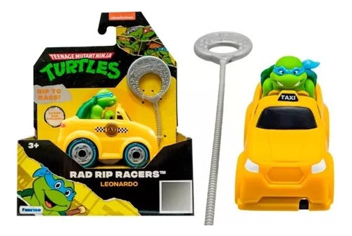 Tortugas Ninja Rad Rip Racers Autos A Cuerda Original