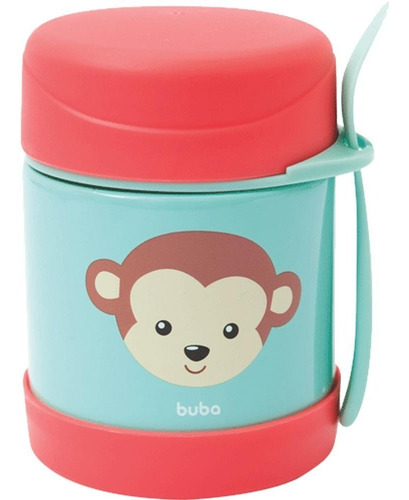 Pote Térmico 320ml Buba ® Macaco Até 5 Horas Quente E Frio