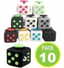 Pack 10 Cubo Cube Fidget Antiansiedad Niño Envio Gratis