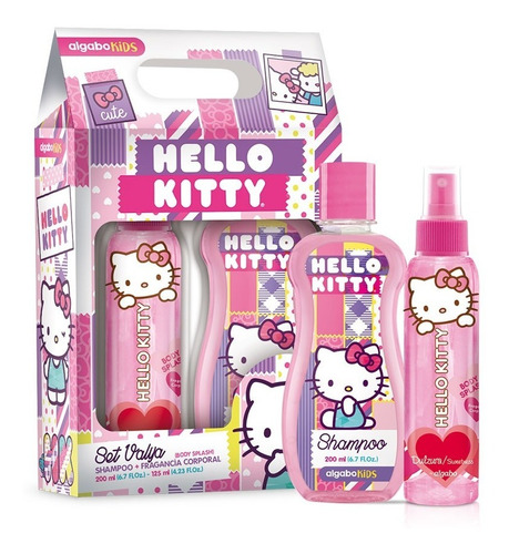 Combo Hello Kitty Shampoo 200ml + Colonia 125ml Algabo
