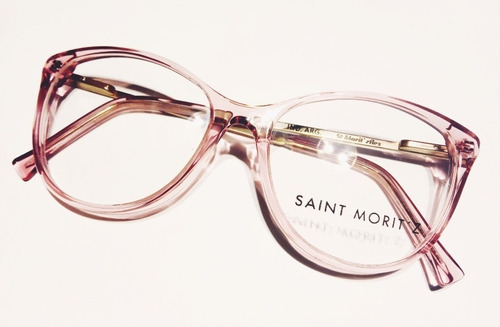 Lentes  Anteojos Armazones Dama Saint Morit'z Giulia Rosa