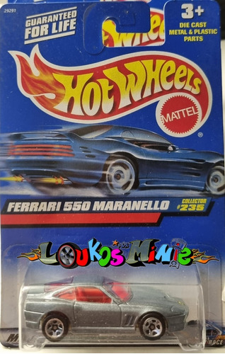 Hot Wheels 2000 Ferrari 550 Maranello #235 Lacrado