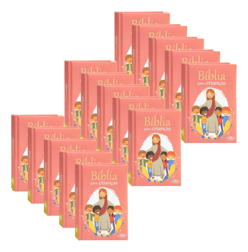 Kit 15 Bíblias Infantis Todolivro Ltda. Edição 2019 Português Capa Dura Religião E Espiritualidade