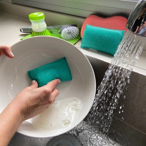 Esponja De Microfibra Plastica Anti Grasa Laffitte