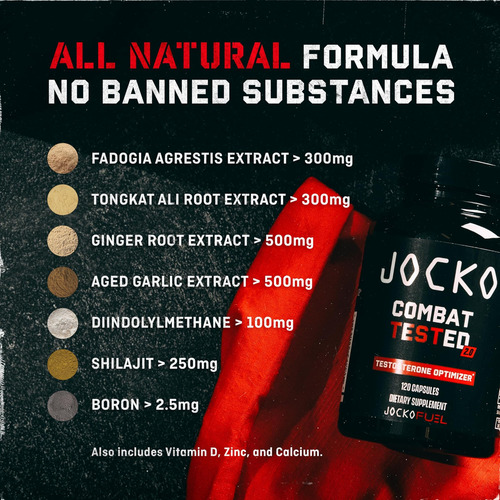 Jocko Fuel Test Booster For Men Potenciador Natural De