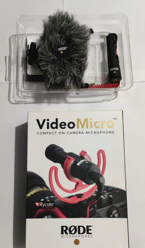 Micrófono Rode VideoMicro condensador cardioide negro