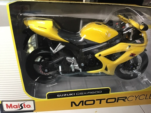 Imagen 3 de 4 de Moto Colección Escala 1/12 Maisto Suzuki Gsx-r600 La Plata