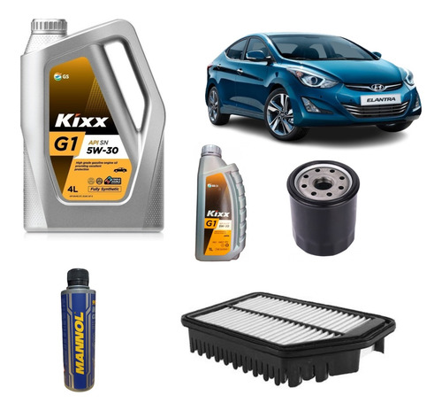 Kit Mantencion Para Hyundai Elantra 1.6 1.8 2011-2015 5w30