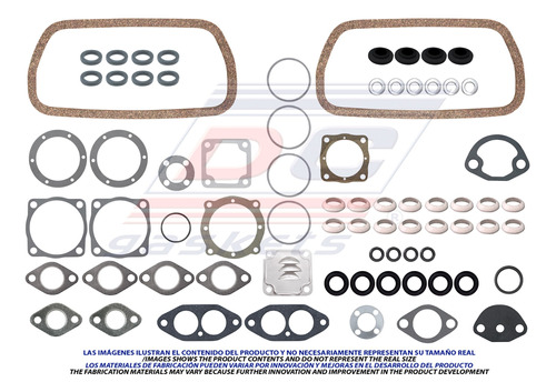 Empaque Completo Combi (mex) 4 Cil. 1.6l 1974 1975