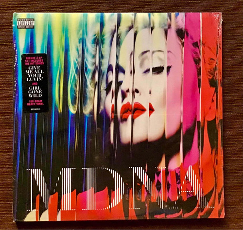 Madonna - Mdna 2 Lp Vinilo Sellado Raro Sticker Promocional