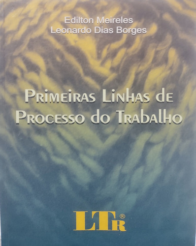 Livro Primeiras Linhas De Processo Do Trabalho Edilton Meireles (Usado)