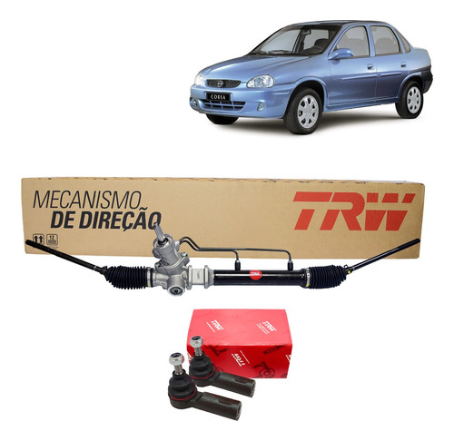 Caixa Direção Hidráulica+terminal Corsa Classic 2002 A 2014