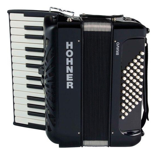 Acordeon Hohner Bravo Ii 48 A16522 - Black
