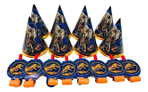 Jurassic World Fallen Kingdom Favors Pack Para 8 Invitados, 