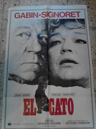 Gabin Y Signoret Afiche El Gato (1970)