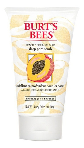 Exfoliante Facial Burt's Bees Durazno Y Corteza De Sauce114 Tipo de piel Grasa