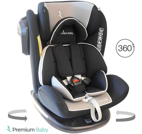 Butaca infantil para auto Premium Baby Murphy 360º MURPHY PREMIUN BABY gris