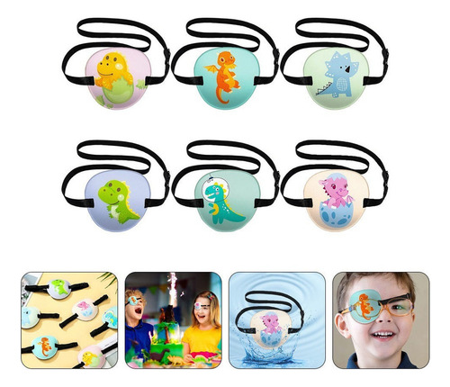 Fweaad Parches Para Ojos Para Niños, 6 Piezas, Para