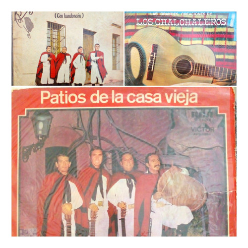 Lote Los Chalchaleros 3 Discos De Vinilo Lp Excelentes