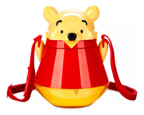 Vaso Cantimplora Con Pico Y Tira Disney Parks Originales Amarillo Winnie The Pooh