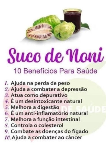 Suco De Noni Muito Barato Com Uva - 1 Litro - Envio Hoje