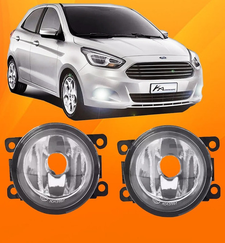 Imagem 1 de 5 de Farol De Milha Auxiliar Ford Ka 2014 2015 2016 2017