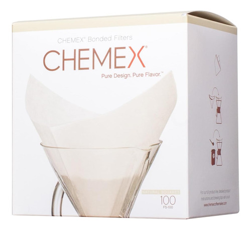 Filtros De Papel Para Café Chemex 100 Pz Fs-100