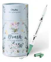 Comprar Marcadores Ohuhu Art Doble Punta Pincel Fineliner 60 Colores