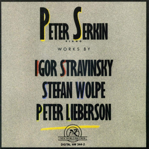 Cd: Stravinsky, Lieberson & Wolpe: Obras Para Piano
