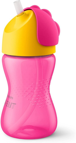 Vaso Antiderrame Pajita 300ml +12 Avent Straw Cup Maternelle