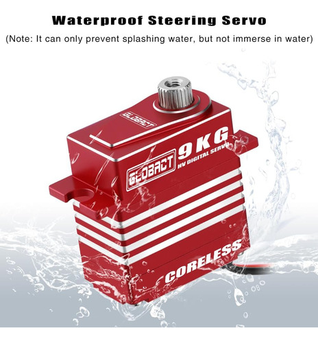 Globact Para Trx4m Servo 9kg Servo Digital De Alto Par Motor