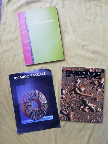 Lote De Ricardo Pascale 2 Libros Y Una Muestra De Esculturas