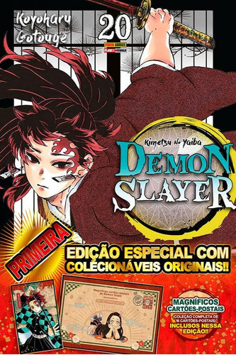 Demon Slayer - Kimetsu No Yaiba Vol. 20 - Edição Especial, De Koyoharu Gotouge., Vol. 20. Editora Panini, Capa Mole, Edição 1 Em Português, 2022