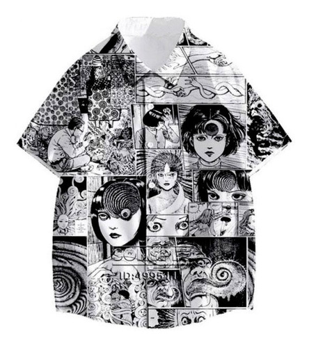 Camisa Anime Collage Junji 