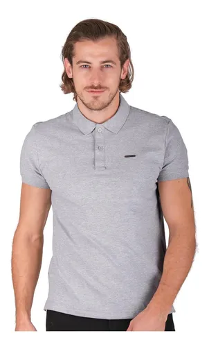 Playera Hombre Silver Plate Gris 60203603 Algod n