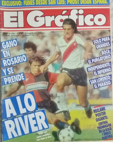 El Grafico 3704 Boca 1 Central 2,newells 0 River 1