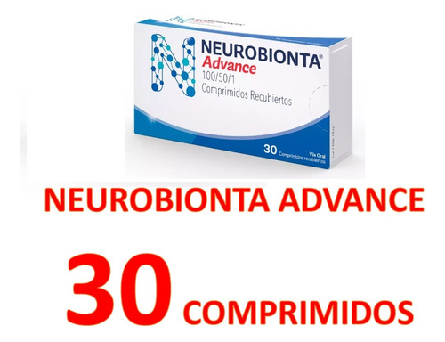 Neurobionta Advance 30 Comprimidos Vitaminas B1 B6 B12