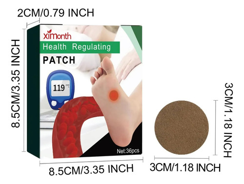 Parches Reguladores Del Azúcar En Sangre De Ximonth Health