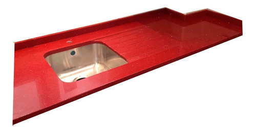 Mesada Pura Stone - Rojo Pura - Mesadas Argentinas-fabrica