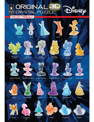 Bepuzzled | Disney Platinum Marie Original 3d Crystal Puzzle