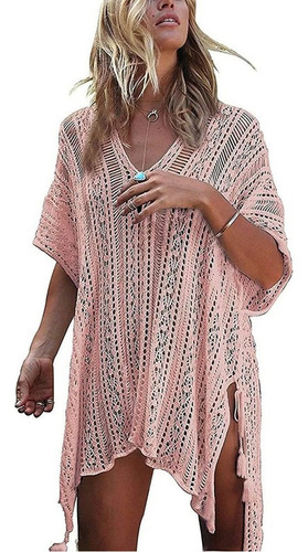 Salida De Playa Pareo Cover Up Baño Ropa Vestido Mujer