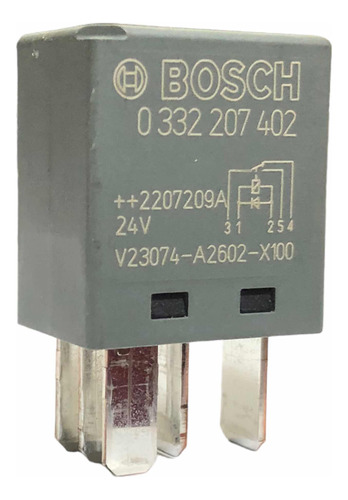 Micro Relay Universal Relevador Bosch V23074  5-pin 24v 30a