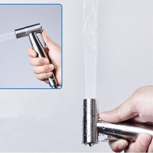 Ducha Bidet Árabe Kit Completo Inodoro Acero Inoxidable