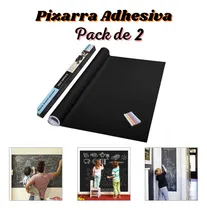 Comprar Pack X 2 Pizarras Adhesivas De Vinilo Negro  45 X 200 Cm