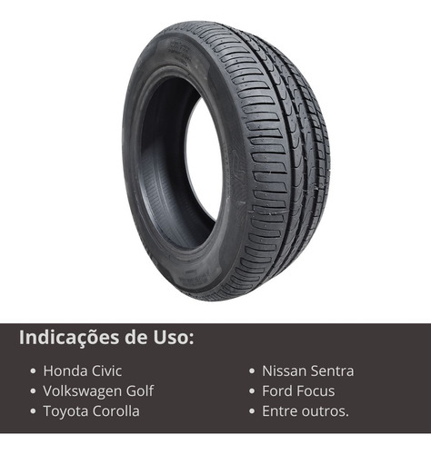 2x Pneus 205/55-16 Inmetro Durabilidade Sentra Versa Logan