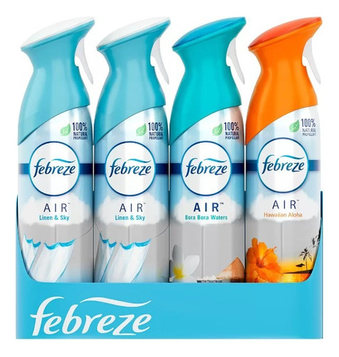 Febreze Aromatizante Ambiental Mix 4 Unidades De 250g