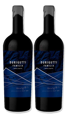 Vino Familia Durigutti Blend 750 Ml Pack X2 Unidades