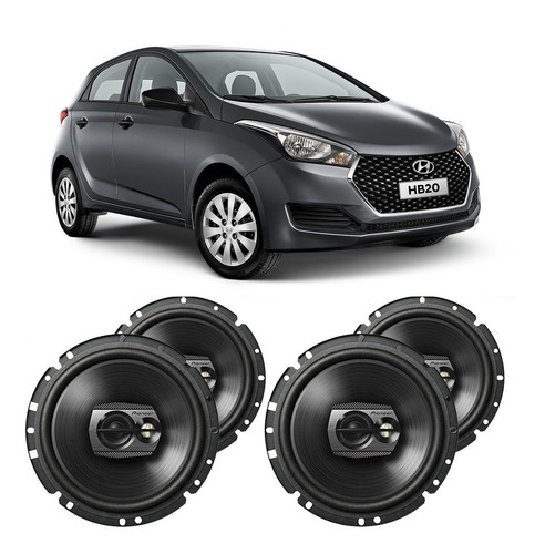 Falante Hyundai Hb20 2012 A 2019 200w Rms Automotivo